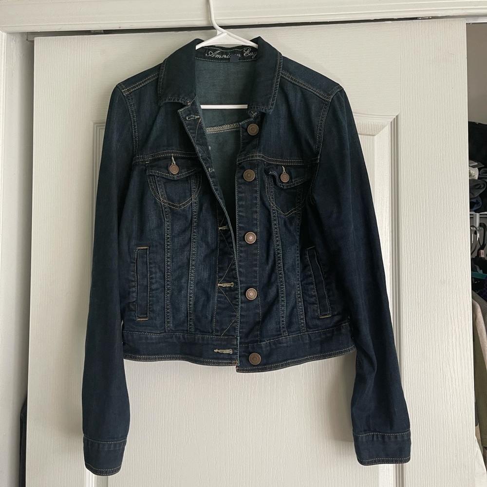 Dark Wash Jean Jacket from AEO 🦅